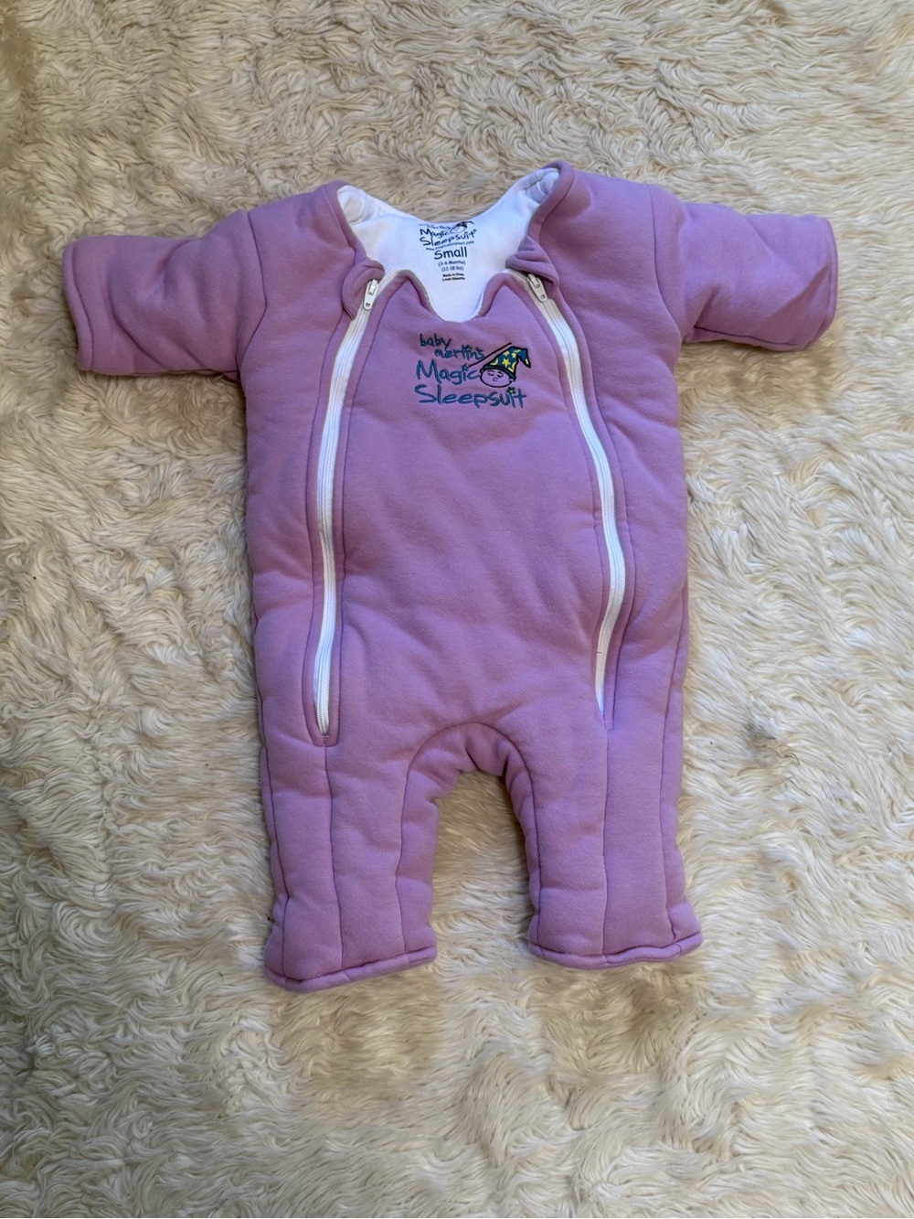 Baby Merlin’s Magic Sleepsuit - Size Small 3-6 Months 12-18 lbs